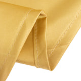 120 Champagne Seamless Lamour Satin Round Tablecloth for 5 Foot Table With Floor-Length