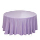 120 Lavender Lilac Seamless Lamour Satin Round Tablecloth for 5 Foot Table With Floor-Length Drop