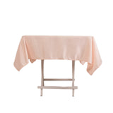 54inch Blush Seamless Lamour Satin Square Tablecloth