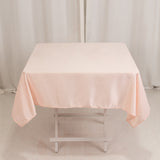 54inch Blush Seamless Lamour Satin Square Tablecloth