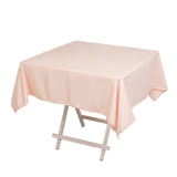 54inch Blush Seamless Lamour Satin Square Tablecloth