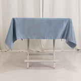 54inch Dusty Blue Seamless Lamour Satin Square Tablecloth