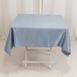 54inch Dusty Blue Seamless Lamour Satin Square Tablecloth