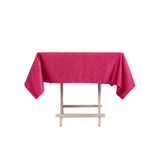 Fuchsia Seamless Lamour Satin Square Tablecloth - 54inch