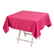 Fuchsia Seamless Lamour Satin Square Tablecloth - 54inch