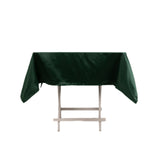 54inch Hunter Emerald Green Seamless Lamour Satin Square Tablecloth