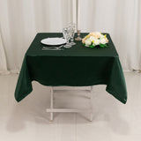 54inch Hunter Emerald Green Seamless Lamour Satin Square Tablecloth