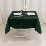 54inch Hunter Emerald Green Seamless Lamour Satin Square Tablecloth