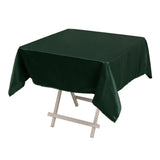 54inch Hunter Emerald Green Seamless Lamour Satin Square Tablecloth