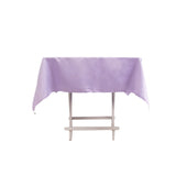 Lavender Lilac Seamless Lamour Satin Square Tablecloth - 54inch