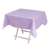 Lavender Lilac Seamless Lamour Satin Square Tablecloth - 54inch