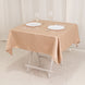 54inch Nude Seamless Lamour Satin Square Tablecloth