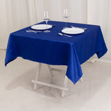 54inch Royal Blue Seamless Lamour Satin Square Tablecloth