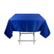 54inch Royal Blue Seamless Lamour Satin Square Tablecloth