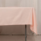 60x102inch Blush Seamless Lamour Satin Rectangle Tablecloth