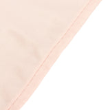 60x102inch Blush Seamless Lamour Satin Rectangle Tablecloth