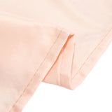 60x102inch Blush Seamless Lamour Satin Rectangle Tablecloth