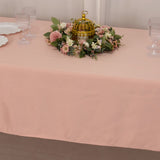 60x102inch Dusty Rose Seamless Lamour Satin Rectangle Tablecloth