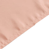 60x102inch Dusty Rose Seamless Lamour Satin Rectangle Tablecloth