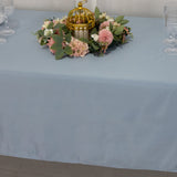 60x102inch Dusty Blue Seamless Lamour Satin Rectangle Tablecloth