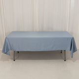 60x102inch Dusty Blue Seamless Lamour Satin Rectangle Tablecloth