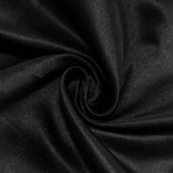 60x102inch Black Seamless Lamour Satin Rectangle Tablecloth#whtbkgd