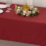 60x102inch Burgundy Seamless Lamour Satin Rectangle Tablecloth