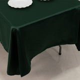 60x102inch Hunter Emerald Green Seamless Lamour Satin Rectangle Tablecloth