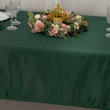 60x102inch Hunter Emerald Green Seamless Lamour Satin Rectangle Tablecloth