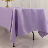 60x102inch Lavender Lilac Seamless Lamour Satin Rectangle Tablecloth