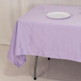 60x102inch Lavender Lilac Seamless Lamour Satin Rectangle Tablecloth