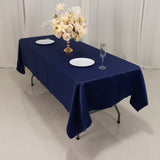 60x102inch Navy Blue Seamless Lamour Satin Rectangle Tablecloth