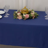 60x102inch Navy Blue Seamless Lamour Satin Rectangle Tablecloth