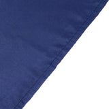 60x102inch Navy Blue Seamless Lamour Satin Rectangle Tablecloth