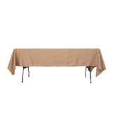 60x102inch Nude Seamless Lamour Satin Rectangle Tablecloth