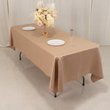 60x102inch Nude Seamless Lamour Satin Rectangle Tablecloth