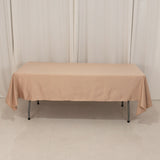 60x102inch Nude Seamless Lamour Satin Rectangle Tablecloth