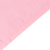 60x102inch Pink Seamless Lamour Satin Rectangle Tablecloth