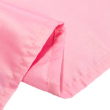 60x102inch Pink Seamless Lamour Satin Rectangle Tablecloth