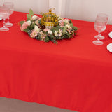 60x102inch red Seamless Lamour Satin Rectangle Tablecloth