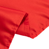 60x102inch red Seamless Lamour Satin Rectangle Tablecloth