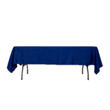 60x102inch royal blue Seamless Lamour Satin Rectangle Tablecloth