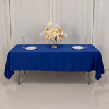 60x102inch royal blue Seamless Lamour Satin Rectangle Tablecloth