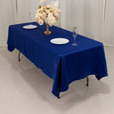 60x102inch royal blue Seamless Lamour Satin Rectangle Tablecloth