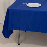 60x102inch royal blue Seamless Lamour Satin Rectangle Tablecloth