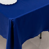 60x102inch royal blue Seamless Lamour Satin Rectangle Tablecloth