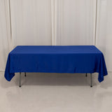 60x102inch royal blue Seamless Lamour Satin Rectangle Tablecloth