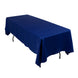 60x102inch royal blue Seamless Lamour Satin Rectangle Tablecloth