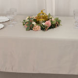 60x102inch Silver Seamless Lamour Satin Rectangle Tablecloth