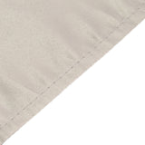 60x102inch Silver Seamless Lamour Satin Rectangle Tablecloth